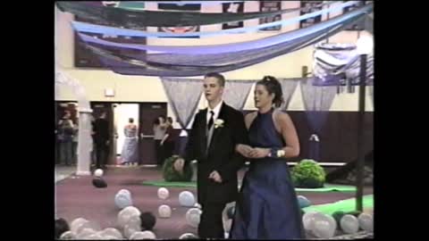 2000-01 WPHS Vids 070 Prom 036 Grand March Couple 09 by Glenn Strader