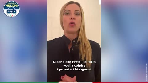 Giorgia Meloni campagna elettorale 2022