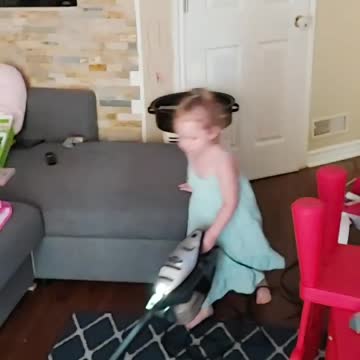 Daddy's Little helper. Kids chores cleaning routine 😃