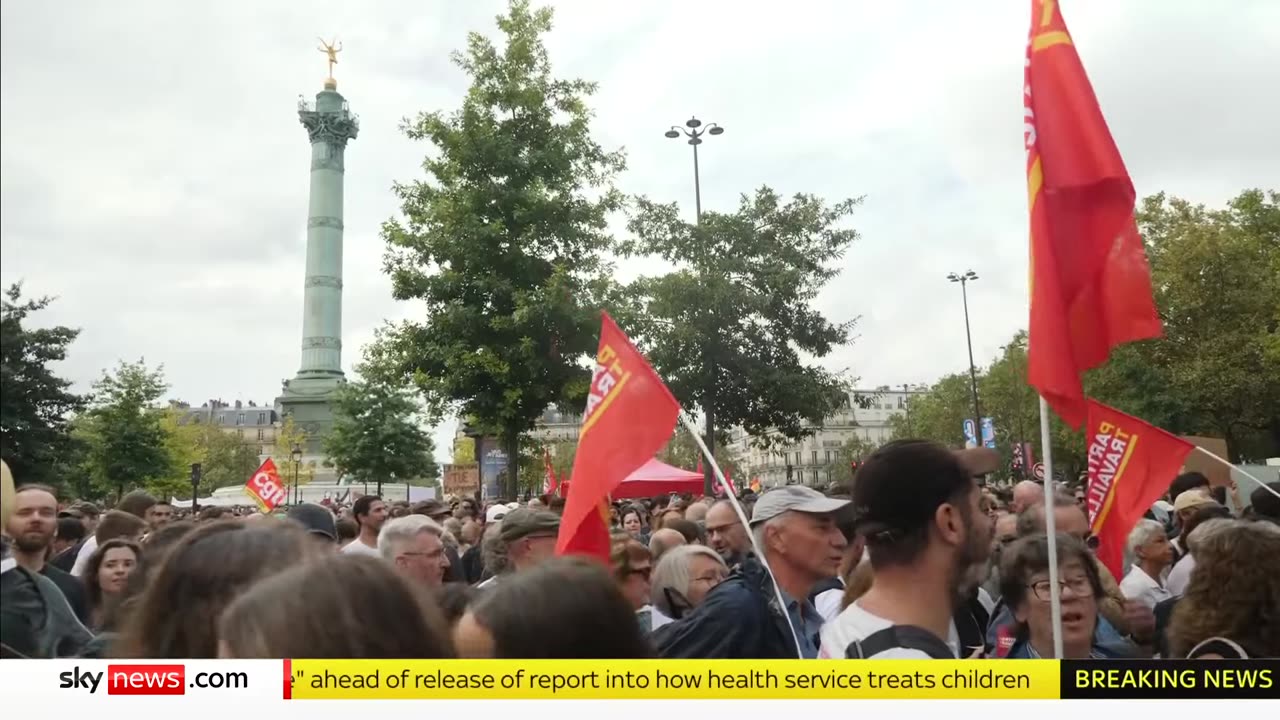 Protesters rally in France against Michel Barnier's appointment as prime minister