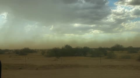 Weird Dust Storm