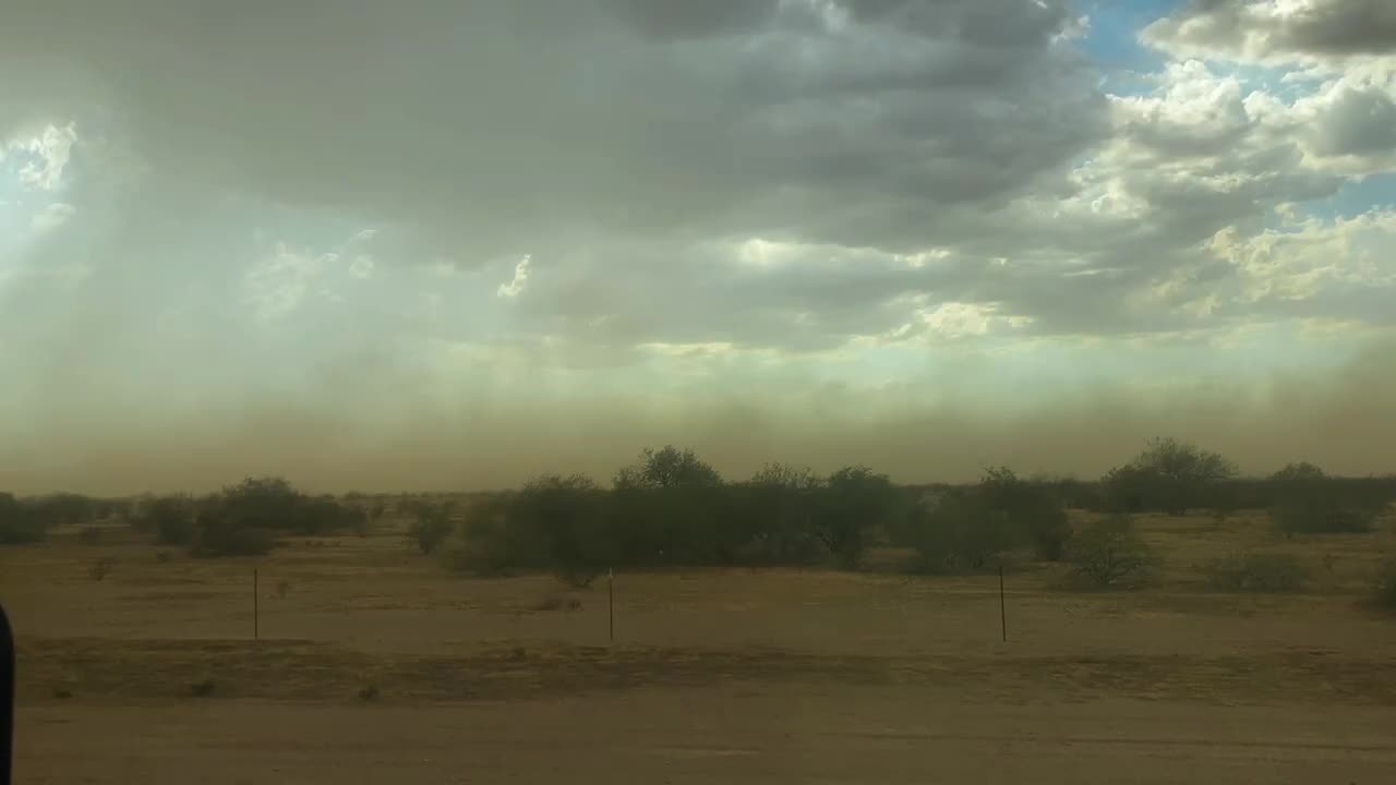 Weird Dust Storm