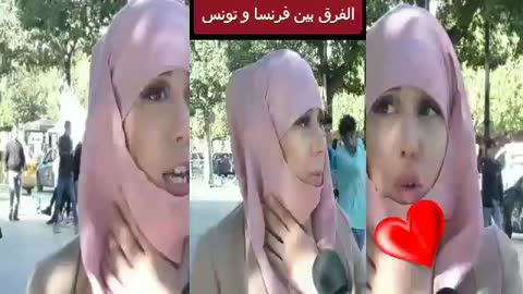 فرنسية مسلمة في زيارة إلى تونس تحكي على الفرق بين البلدين