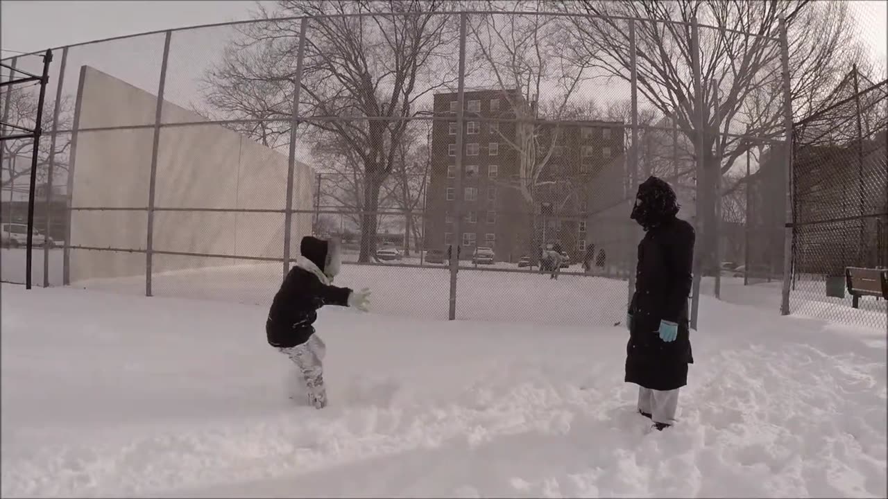 Playing In The Snow (2)- Jan 27, 2015