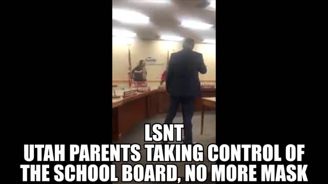 Utah Parents Take Over School Board Meeting DEMANDING NO MASKS!