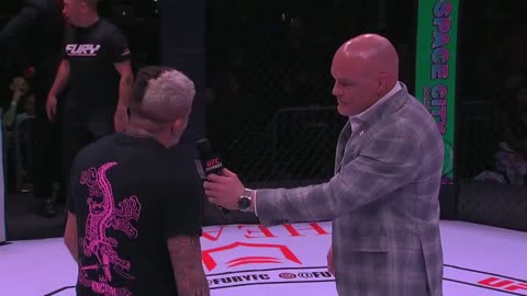 MMA fighter has a meltdown on the mic because girls keep breaking his heart