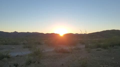 Sunset at Kofa National Wildlife Refuge