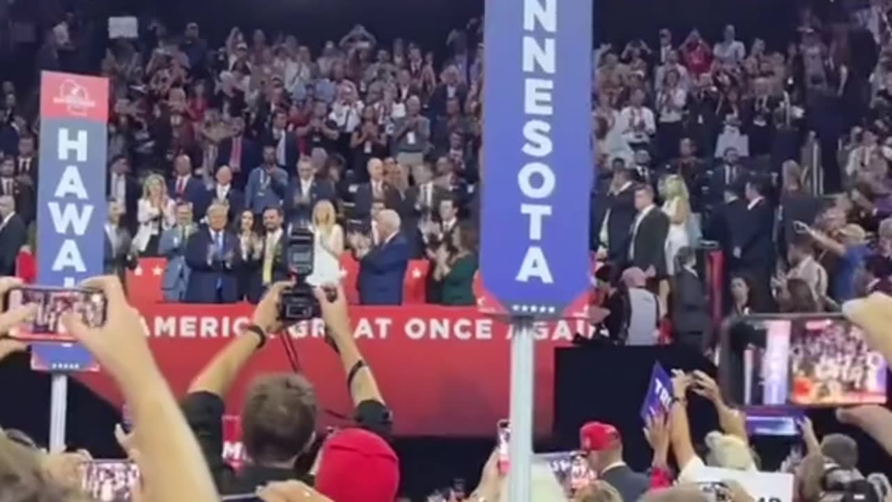 PRESIDENT Donald J Trump tonight at the Republican National Convention