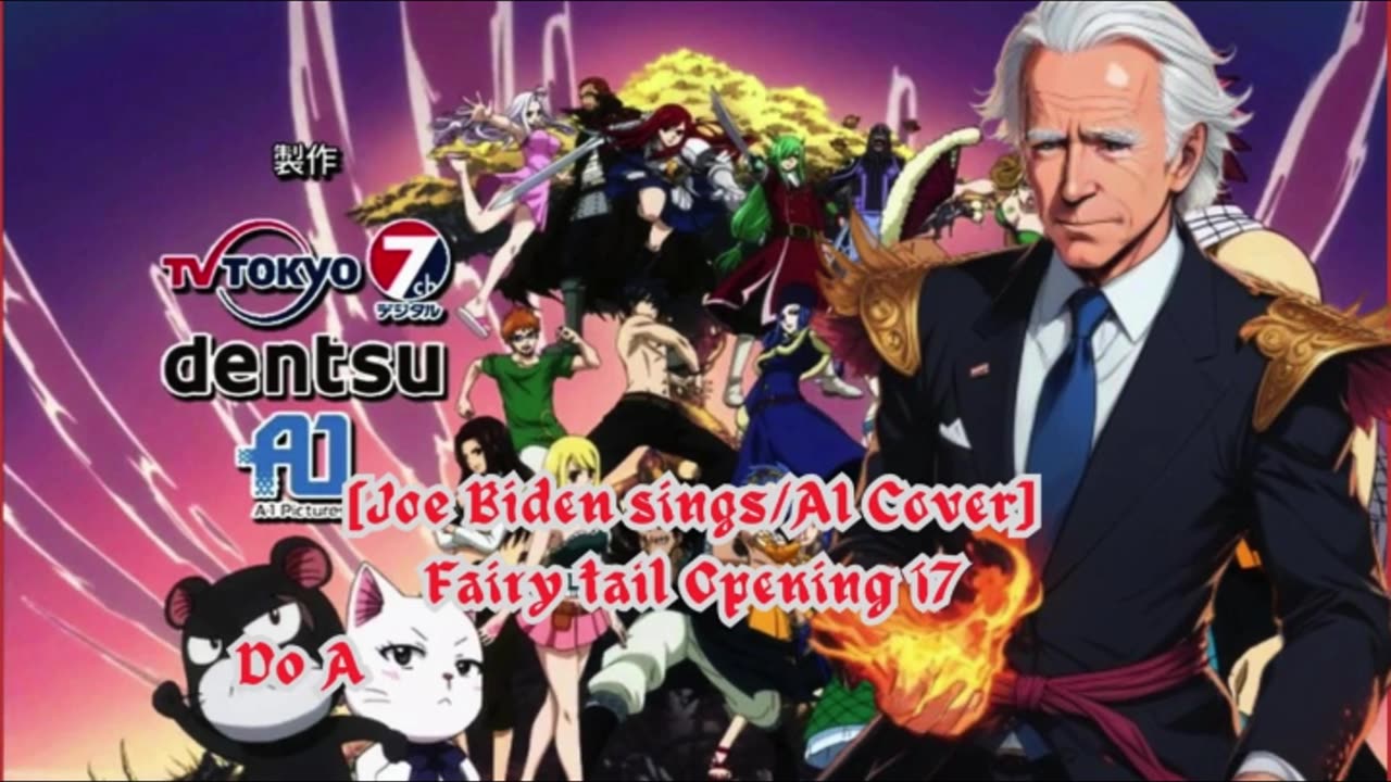 [Joe Biden sings/AI Cover] Fairy tail Opening 17 | Do As Infinity - Mysterious Magic