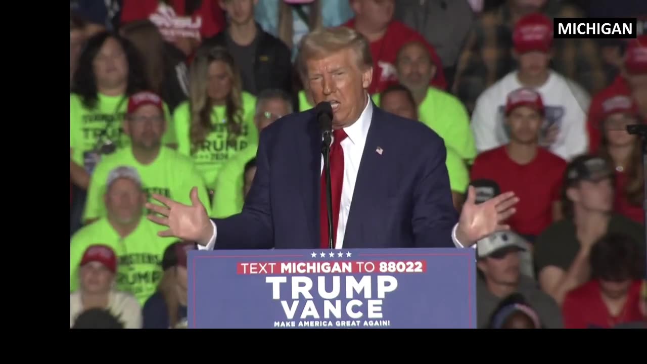 Trump says he going to bring back manufacturing in Michigan