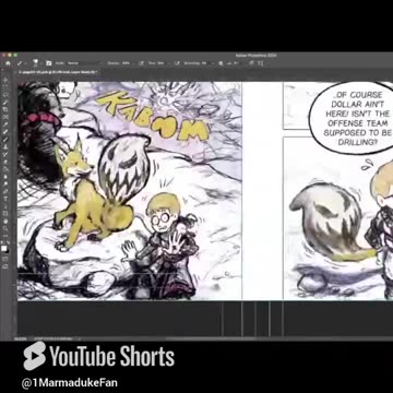 #ArtTimelapse for Pages 4-5