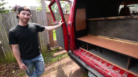 Amazing and Simple Van Build For $1,500 ~ Van Life On A Budget