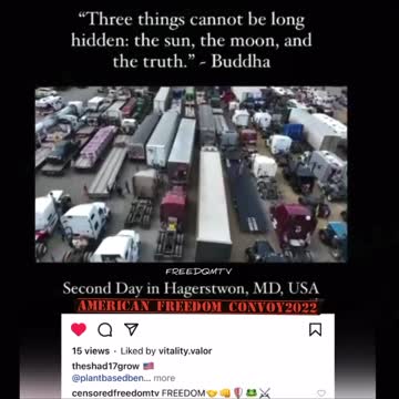 Washing D.C. Freedom convoy 2022