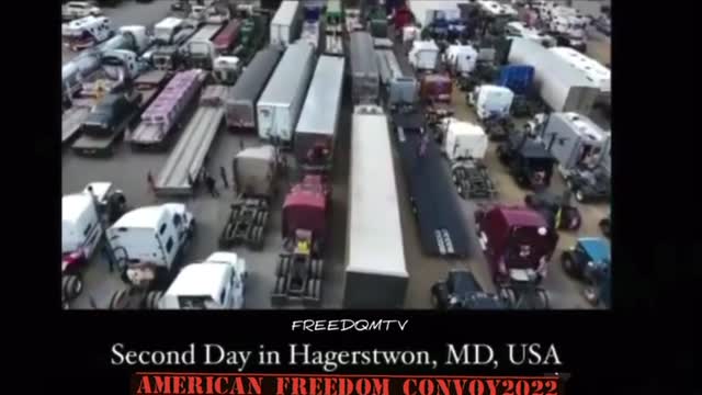 Washing D.C. Freedom convoy 2022