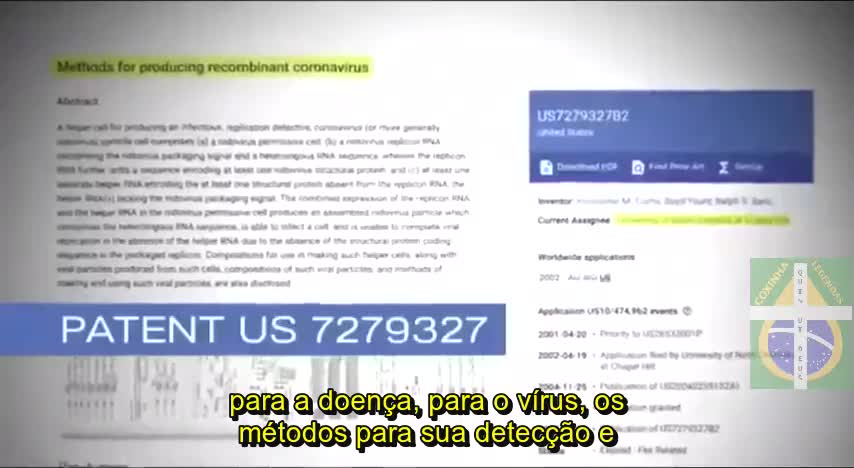 Desde 2003 Bigpharma tentou patentear qualquer coisa c0v1D-19