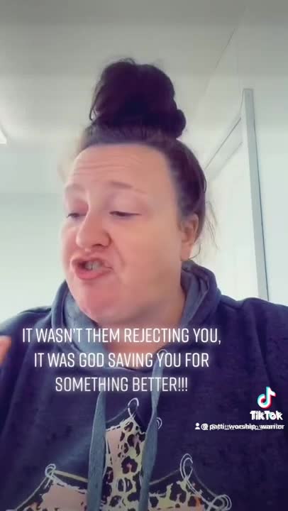 It wasn't them rejecting you, it was God saving you for something better