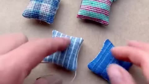 Sew the sack with cotton coarse cloth | Art and Craft