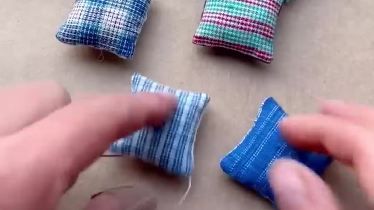 Sew the sack with cotton coarse cloth | Art and Craft