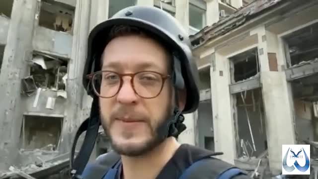 Donetsk damaged after Ukrainian strike