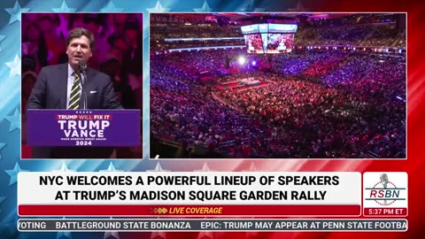 FULL SPEECH: Tucker Carlson Delivers Remarks at Madison Square Garden