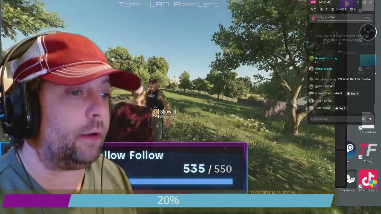 Fired by a real nice guy on tic toc live.