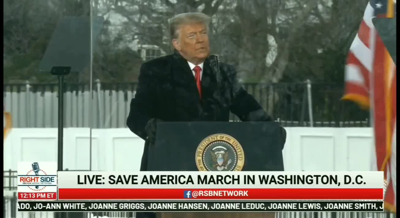 EXPLOSIONS of BULLSHIT President Trump at SAVE AMERICA MARCH Washington DC