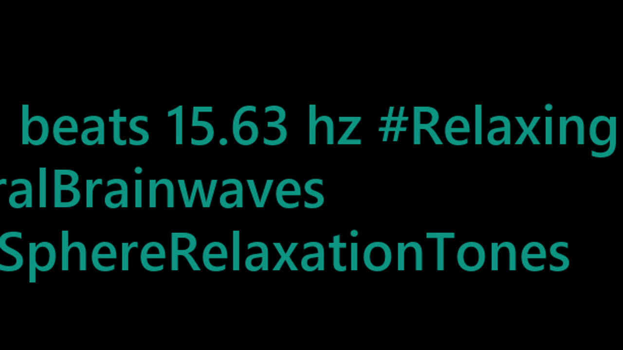 binaural_beats_15.63hz_AudioSphereASMR BinauralRestorativeSound AmbientMusic