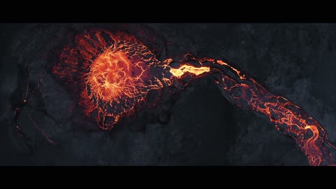 Volcano Drone Video