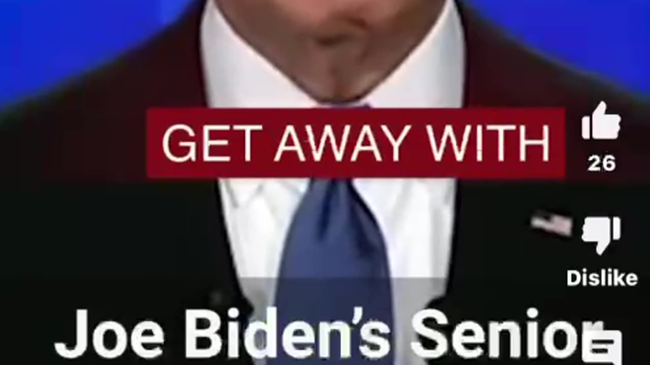 Biden's Senior moment of the week