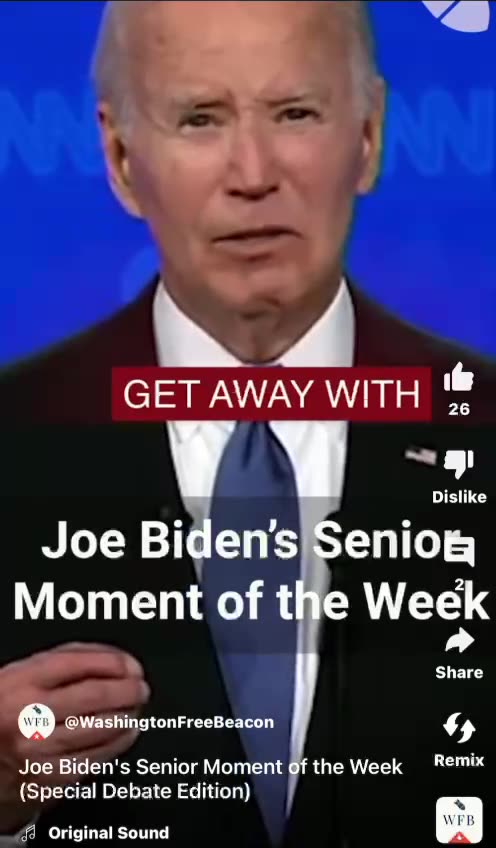 Biden's Senior moment of the week