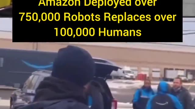 Amazon has deployed over 750,000 robots to replace over 100,000 humans.