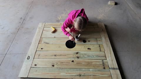 DIY AXE/KINFE/TOMAHAWK Throwing Target, EASIEST BACKYARD Skill to Learn