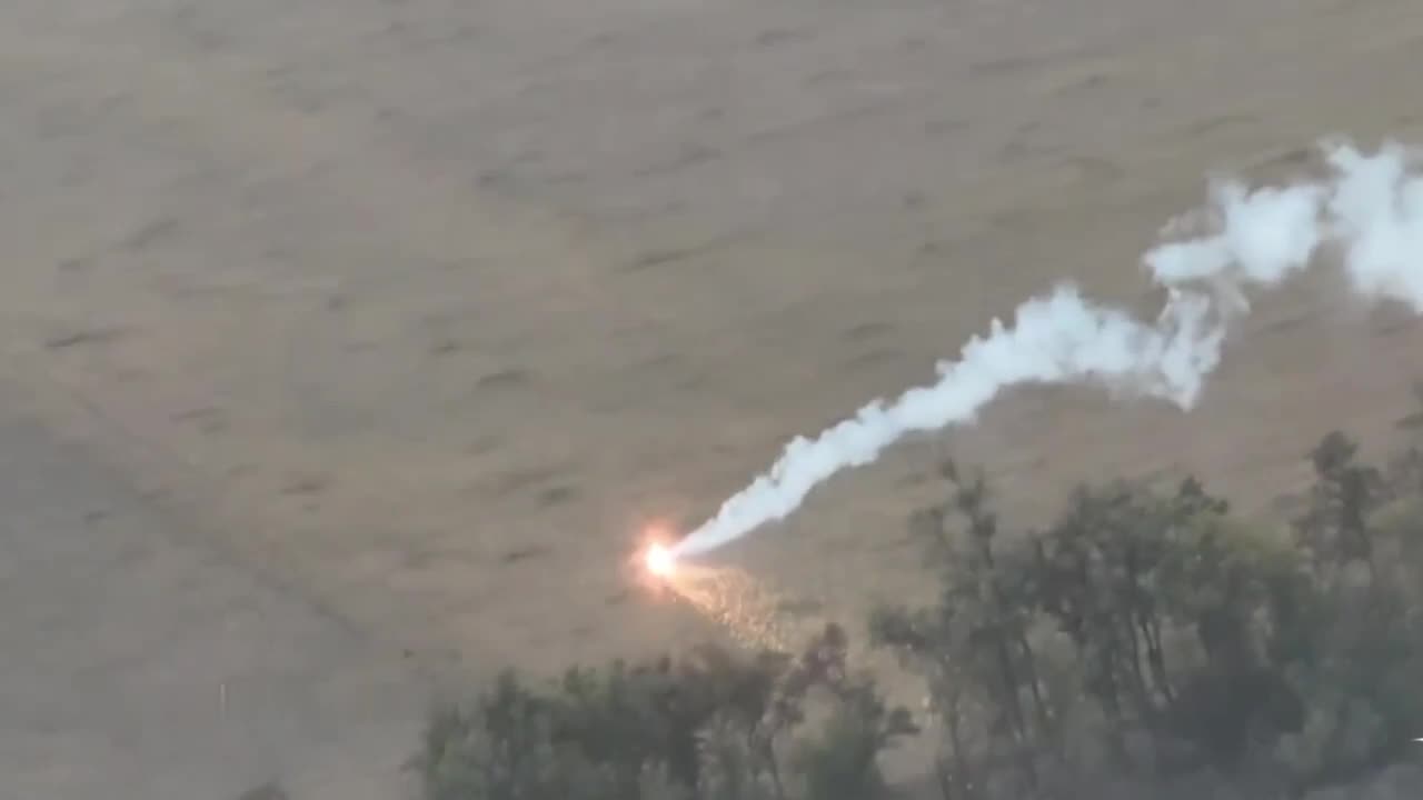 The first use of a thermite drone by the Russians.