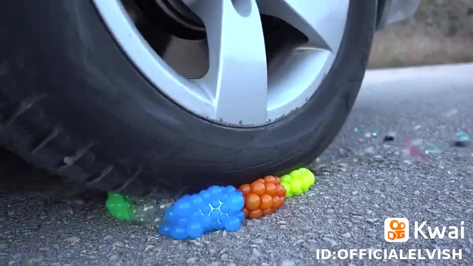 Smashing objects with car