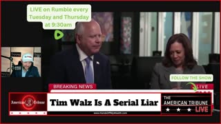 "Lied About Everything": Tim Walz's Entire Stolen Valor Narrative Exposed | TAT Clips