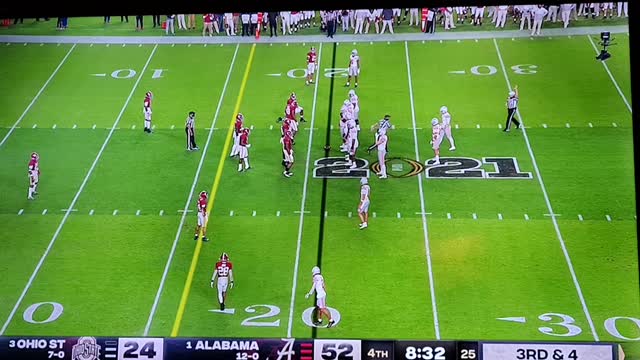 Alabama 52 Ohio State 24 4th