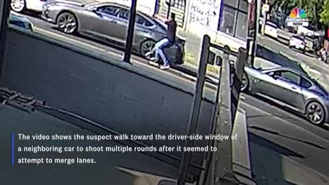 Video Captures Moment Gunman Opens Fire In Road Rage Incident