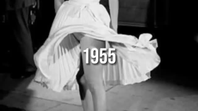 Marilyn Monroe over the years