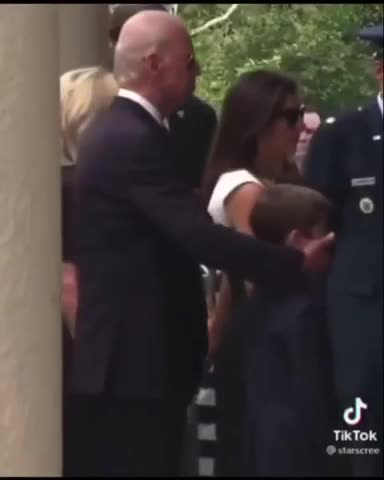 Joe Biden is touchy touchy with the kids
