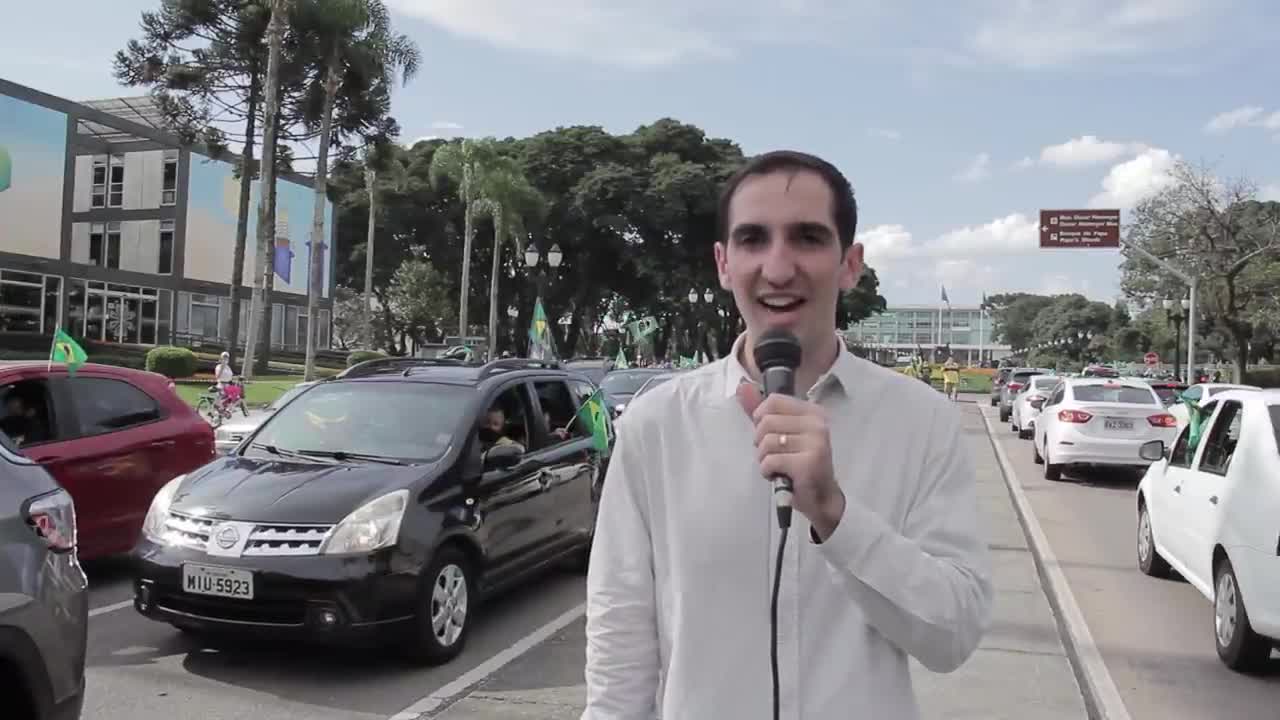 Carreata em Curitiba: Lockdown, STF e apoio a Bolsonaro | Jornal da NTD