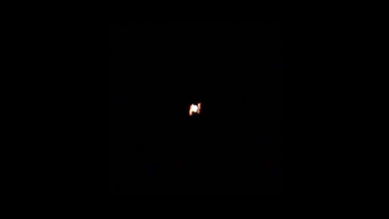 International Space Station (ISS) being sighted in the sky.