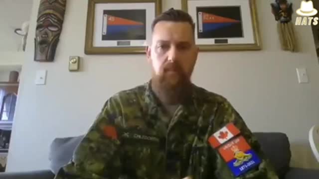 Canadian army personnel calling police and defence forces to serve the truckers common people