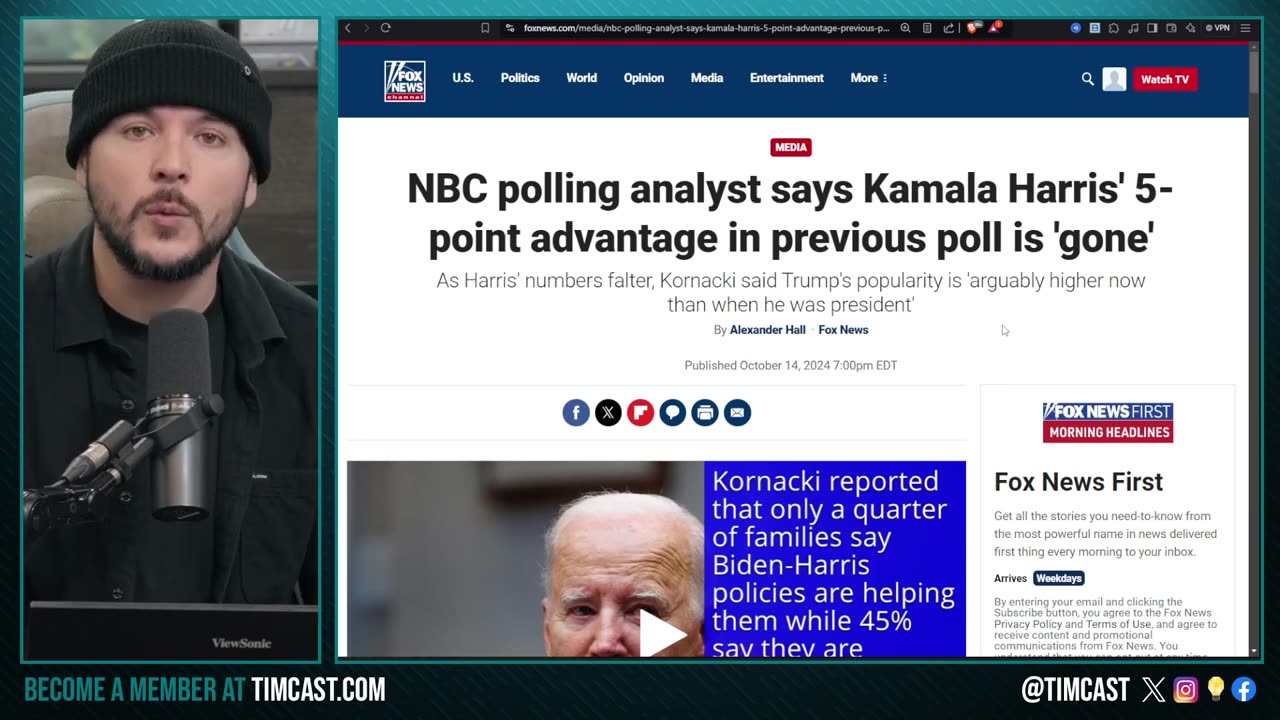 Kamala SKIPS TIME Magazine Interview, Owner FURIOUS, Trump BEATING Harris In Polls, SHES COOKED