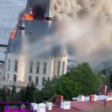 Bad news for Harry Potter fans: Harry Potter's Castle caught fire in Odessa