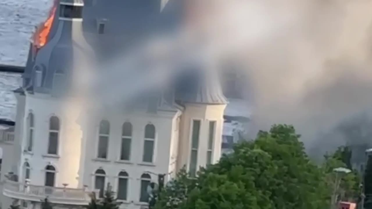 Bad news for Harry Potter fans: Harry Potter's Castle caught fire in Odessa