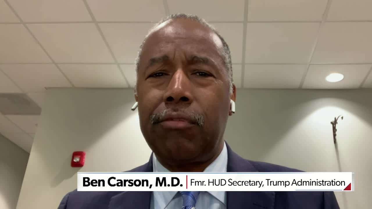 The Vile Far Left Protests. Dr. Ben Carson with Sebastian Gorka