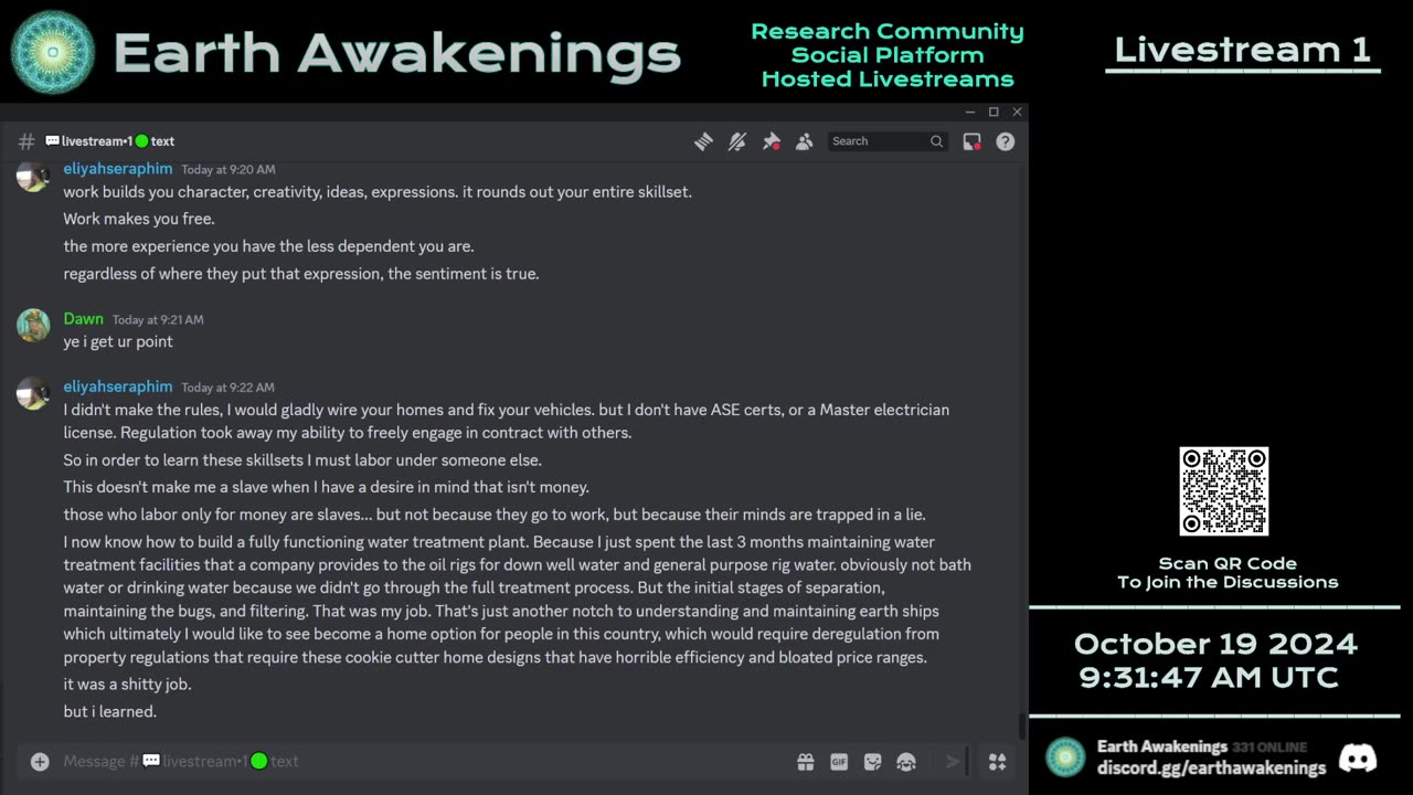 Earth Awakenings - Livestream 1 - #1936