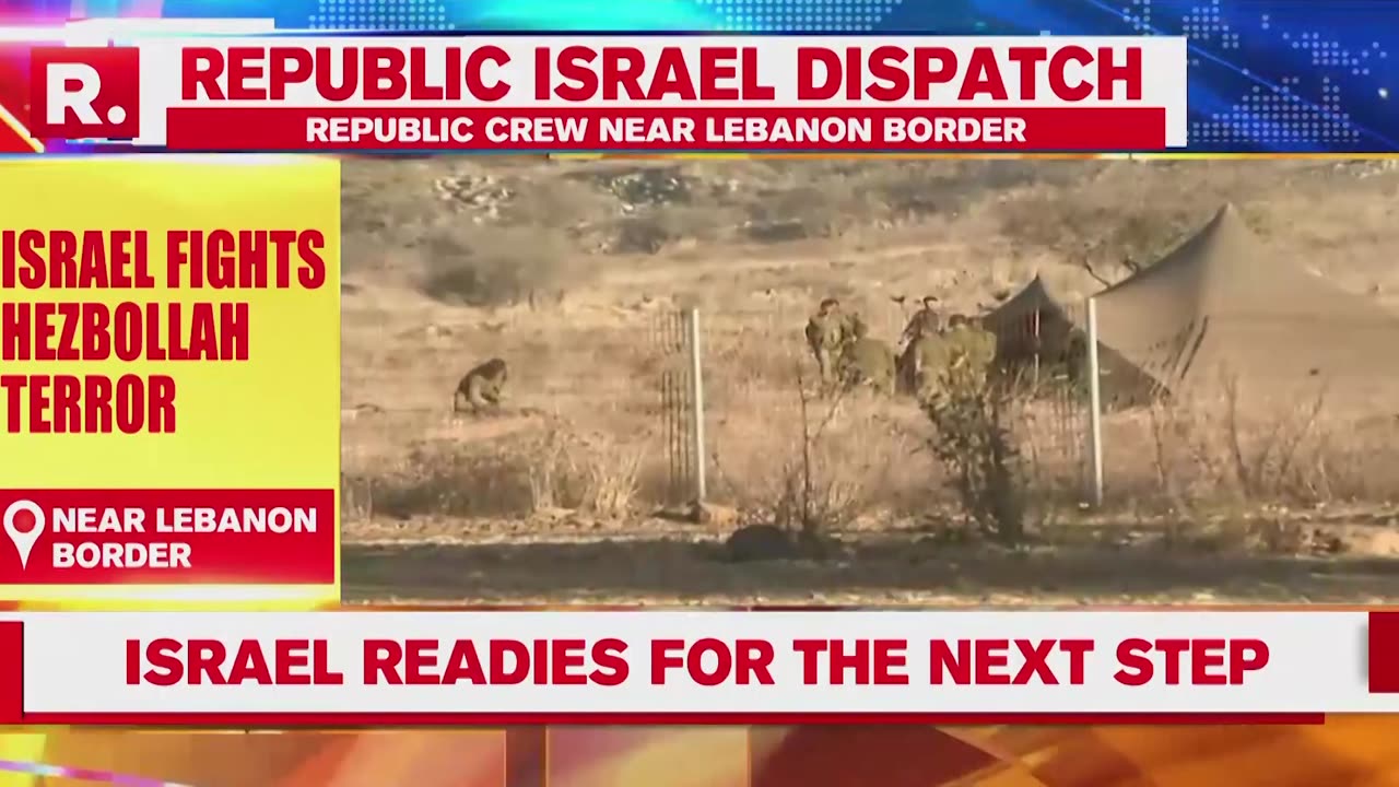 Heavy Mobilization Near Lebanon Border, Hezbollah Continues Strikes On Israel | Republic Lens