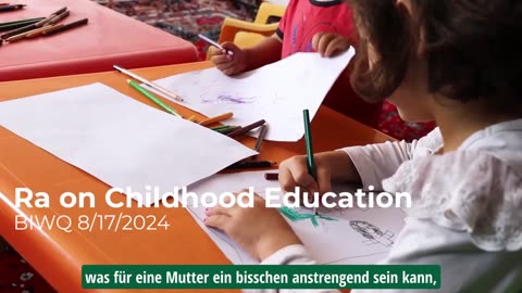 RA über Bildung im Kindesalter