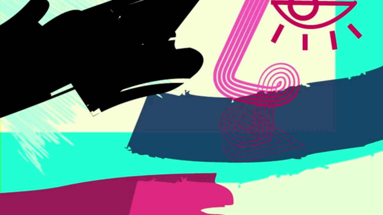 Marie-Lou Neron | 4K Screensaver for TV Frame #abstractart #illustration